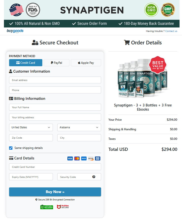 Synaptigen discount